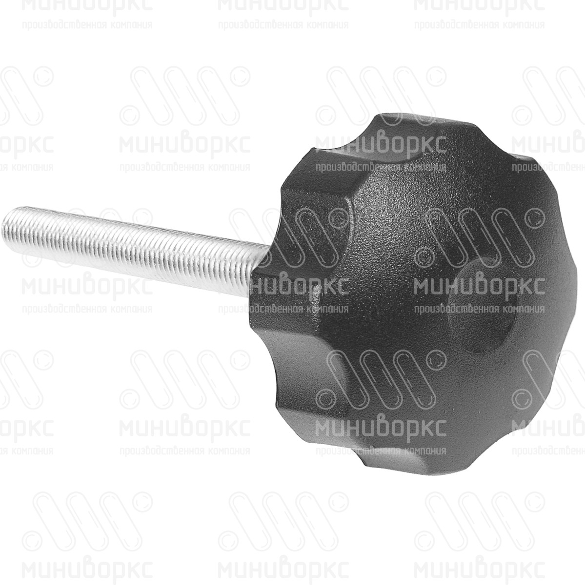 Фиксатор пластиковый с рукояткой m8x140 60 – Ф60М8-140ЧН | картинка 3