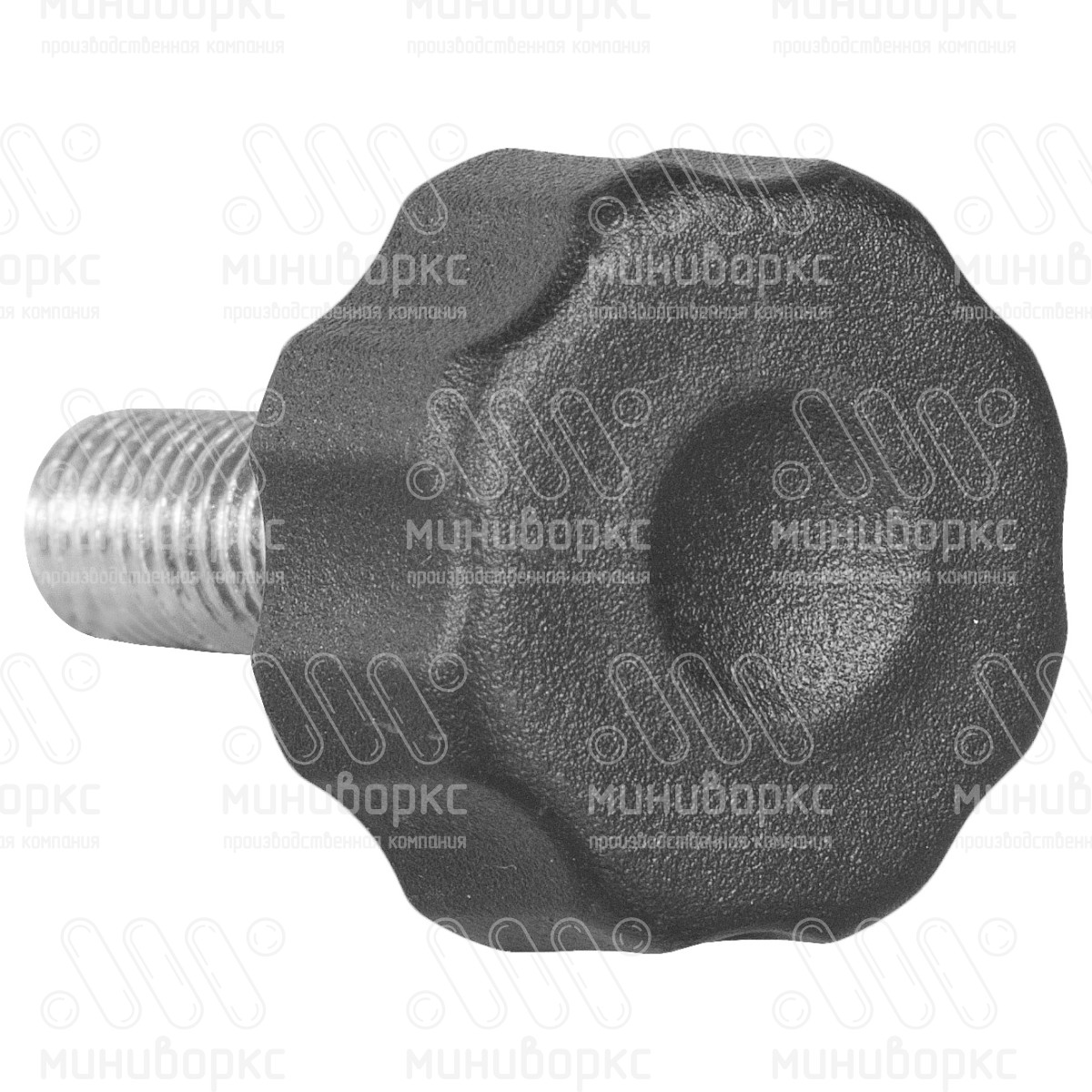 Фиксатор пластиковый с рукояткой m8x15 25 – Ф25М8-15ЧС | картинка 3