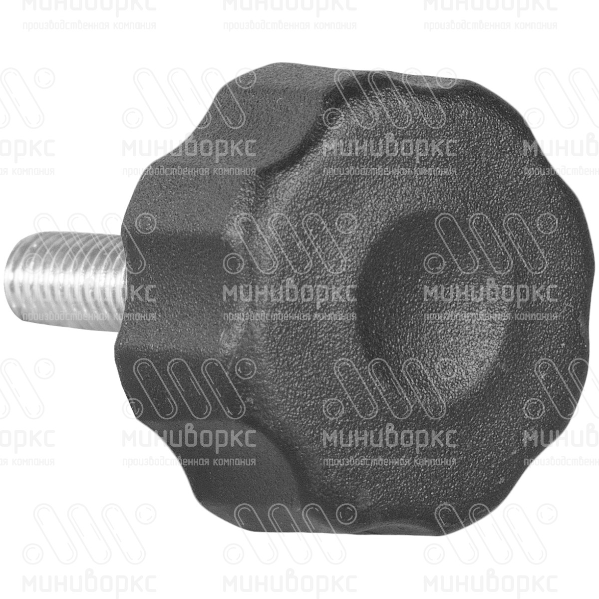 Фиксатор пластиковый с рукояткой m5x20 25 – Ф25М5-20ЧС | картинка 3