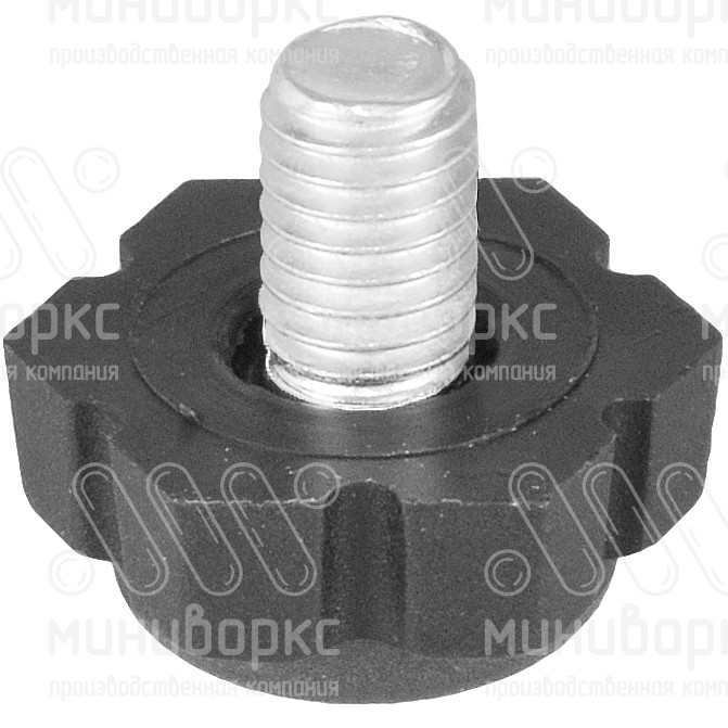 Опора резьбовая  m6x8 19 – 19М6-8ЧС | картинка 1