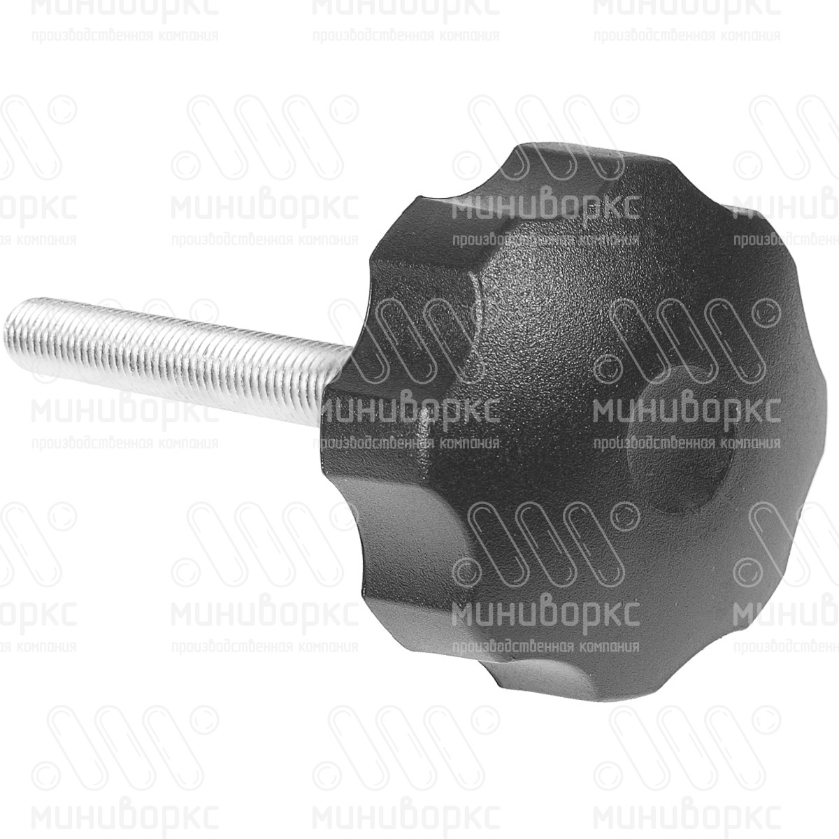 Фиксатор пластиковый с рукояткой m8x100 60 – Ф60М8-100ЧН | картинка 3