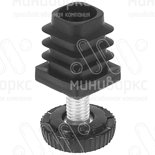 Комплекты квадратных заглушек с опорами 20x20 – 20-20M8.D25x30 | картинка 1
