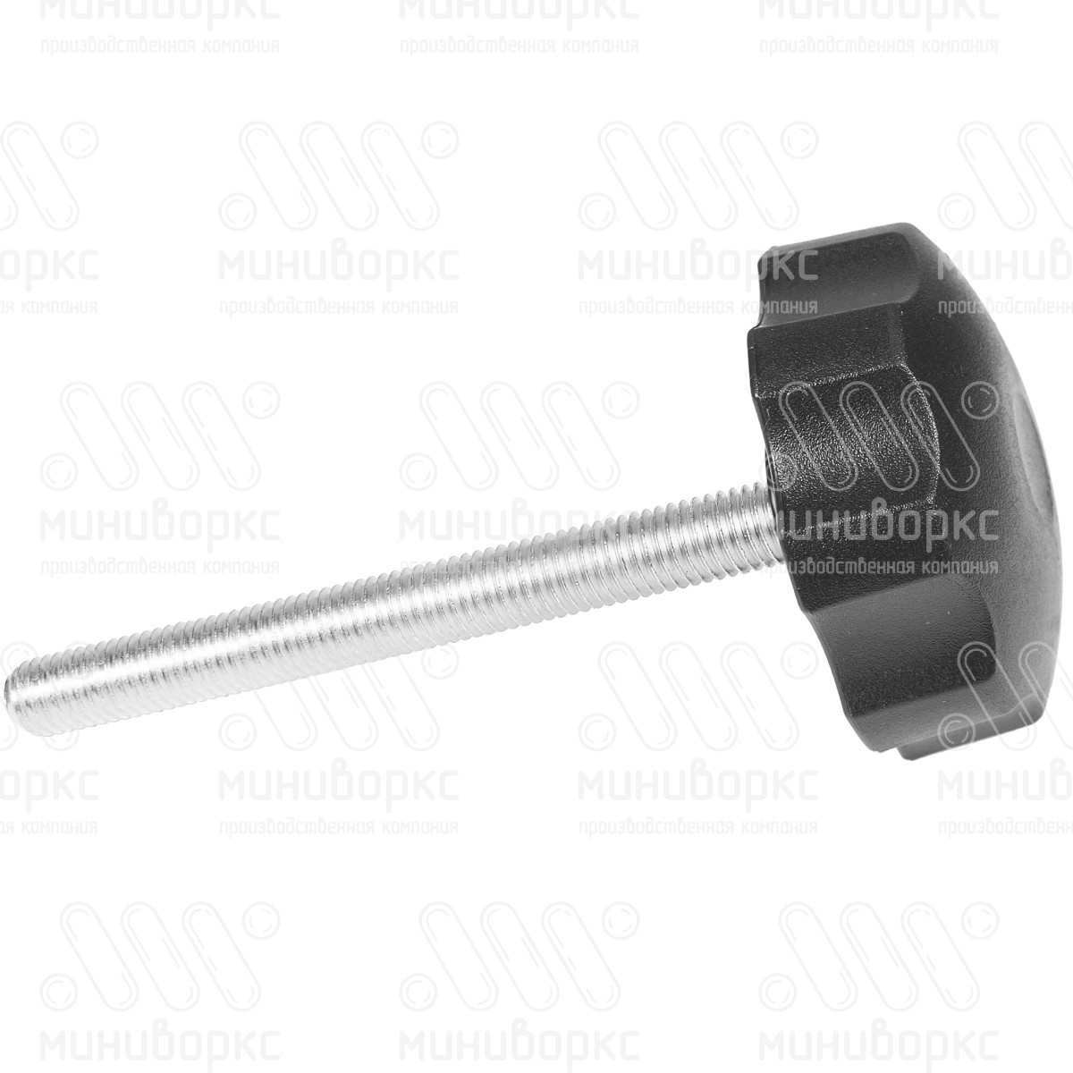 Фиксатор пластиковый с рукояткой m8x100 60 – Ф60М8-100ЧН | картинка 2