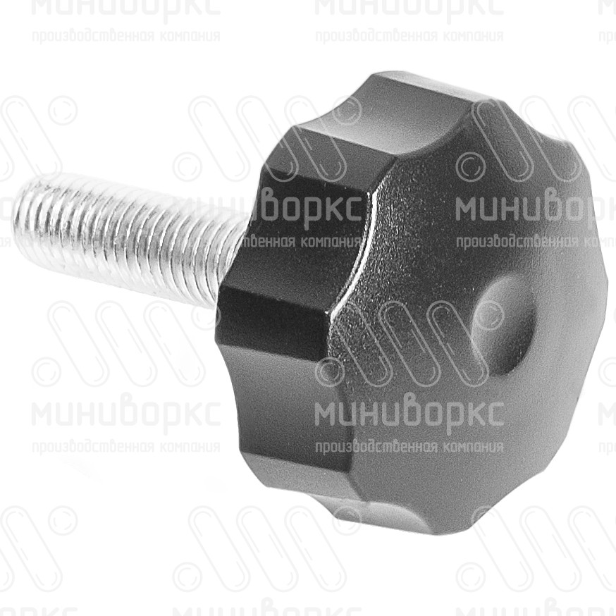 Фиксатор пластиковый с рукояткой m12x40 50 – Ф50М12-40ЧС | картинка 3