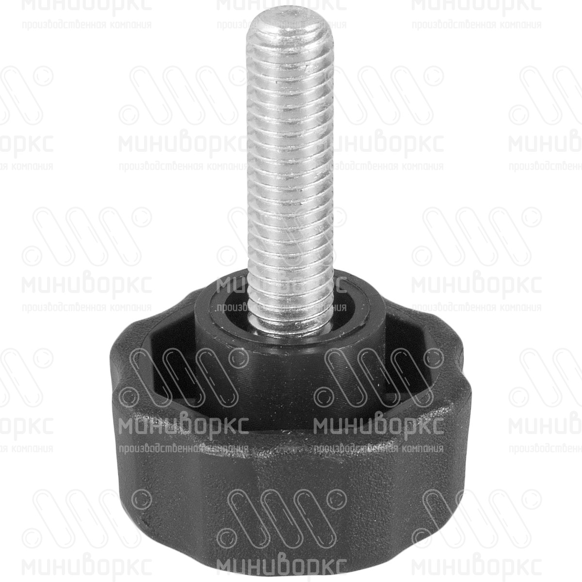 Фиксатор пластиковый с рукояткой m5x20 25 – Ф25М5-20ЧС | картинка 1