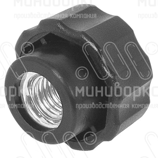 Пластиковые фиксаторы с гайкой m8 25 – Б25М8ЧС | картинка 2