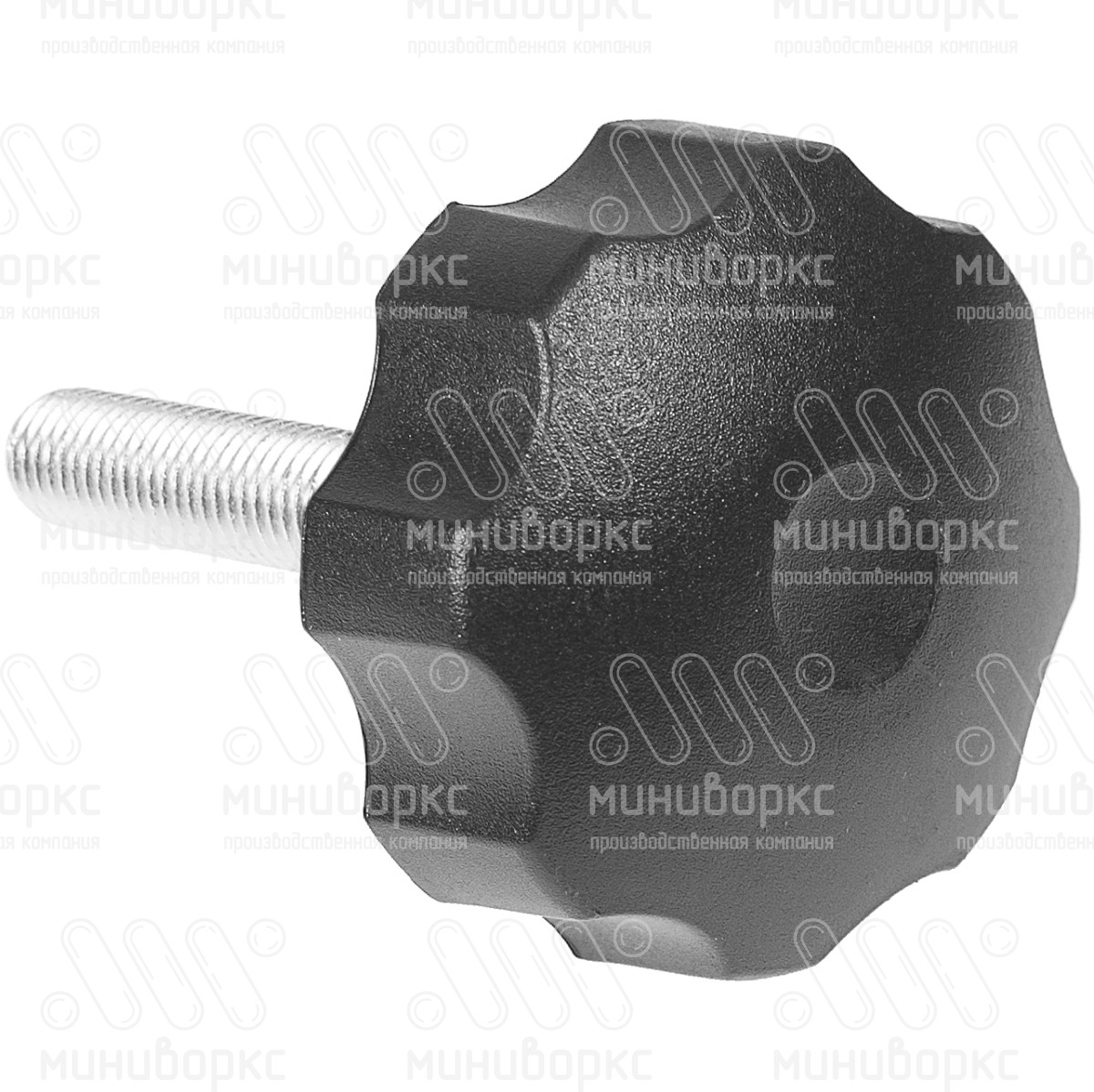 Фиксатор пластиковый с рукояткой m8x75 60 – Ф60М8-75ЧН | картинка 3