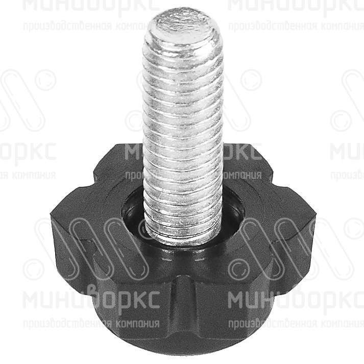 Опора резьбовая  m6x35 19 – 19М6-35ЧС | картинка 1