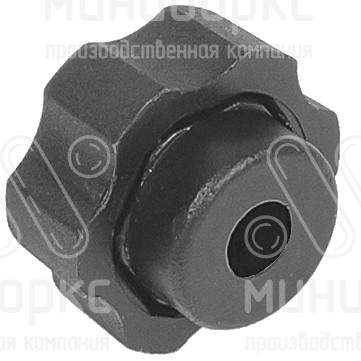 Пластиковые фиксаторы с гайкой m5 21 – Б21М5ЧН | картинка 3