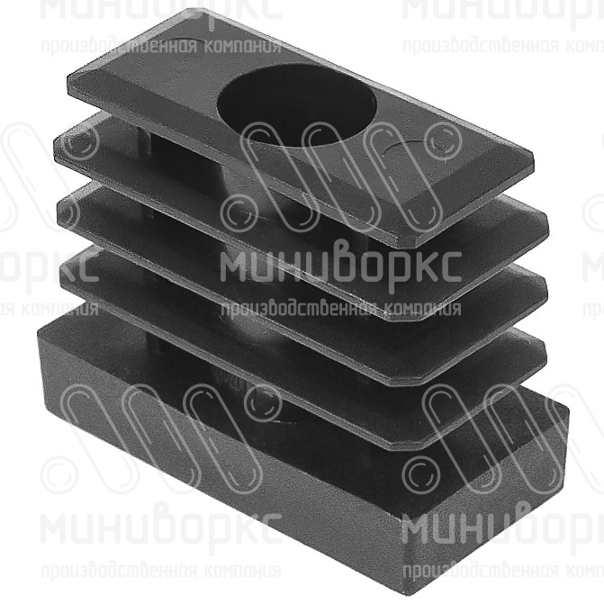 Заглушки для прямоугольной трубы 40x20 – 20-40М10НЧС | картинка 3