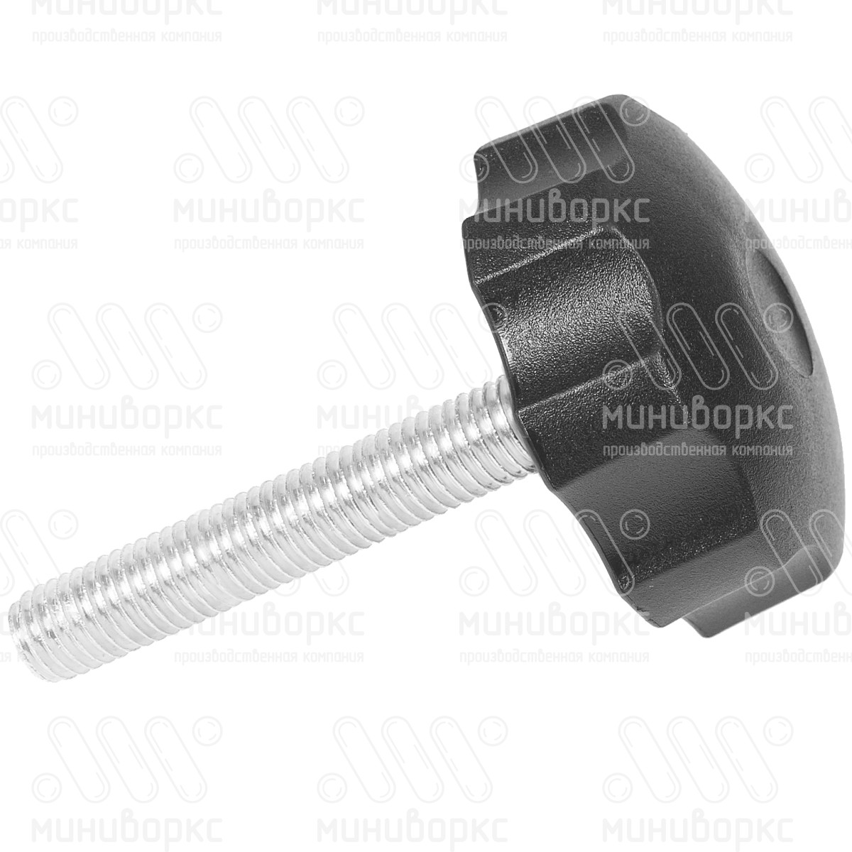 Фиксатор пластиковый с рукояткой m8x75 60 – Ф60М8-75ЧН | картинка 2