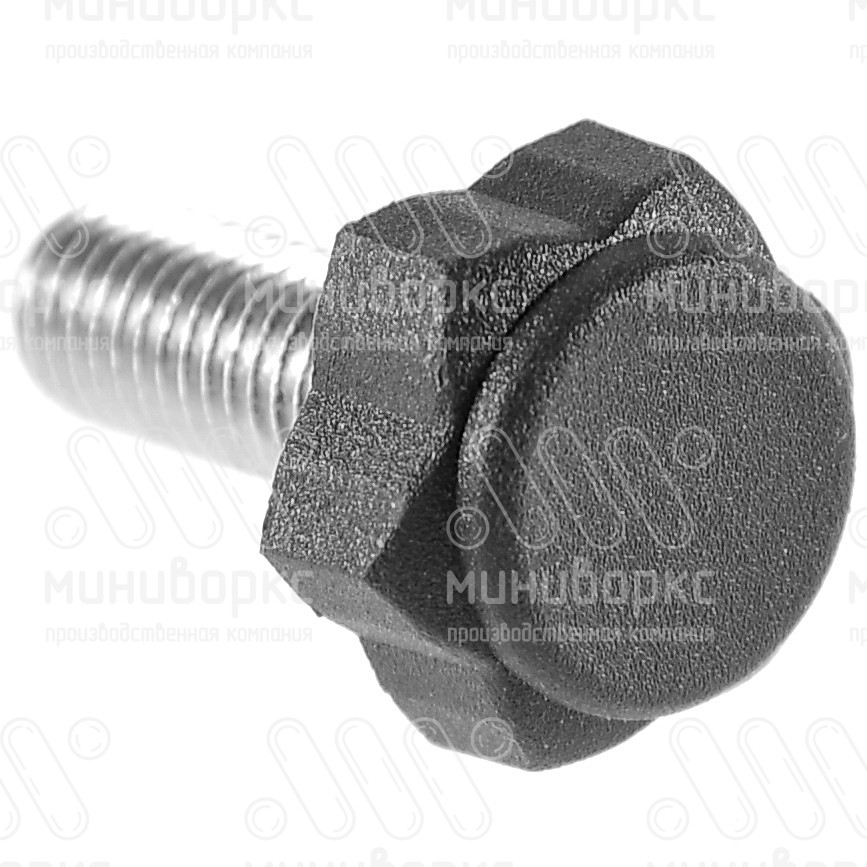 Опора резьбовая  m10x15 22 – 22М10-15ЧС | картинка 3
