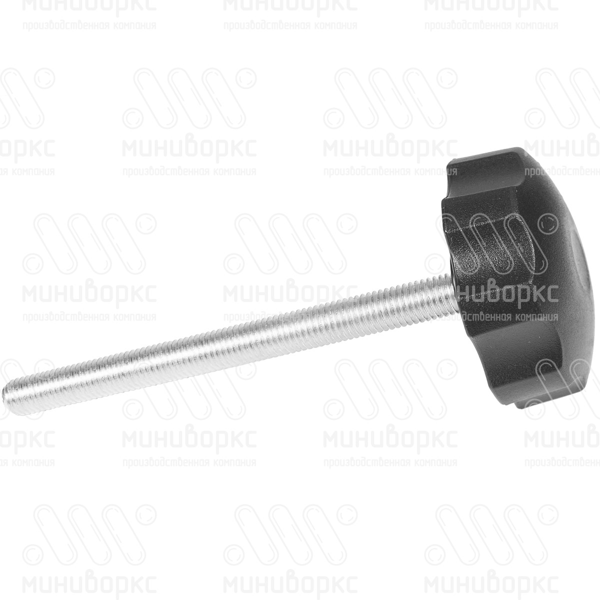 Фиксатор пластиковый с рукояткой m8x140 60 – Ф60М8-140ЧН | картинка 2