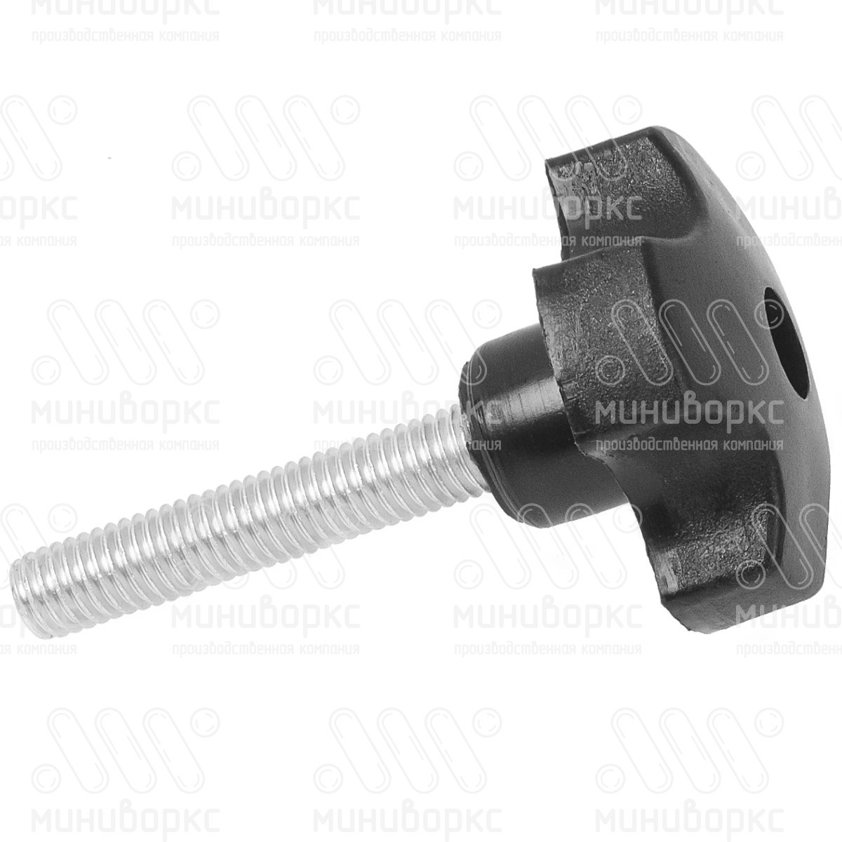 Фиксатор пластиковый с рукояткой m8x60 40 – Ф40М8-60ЧЕ | картинка 2