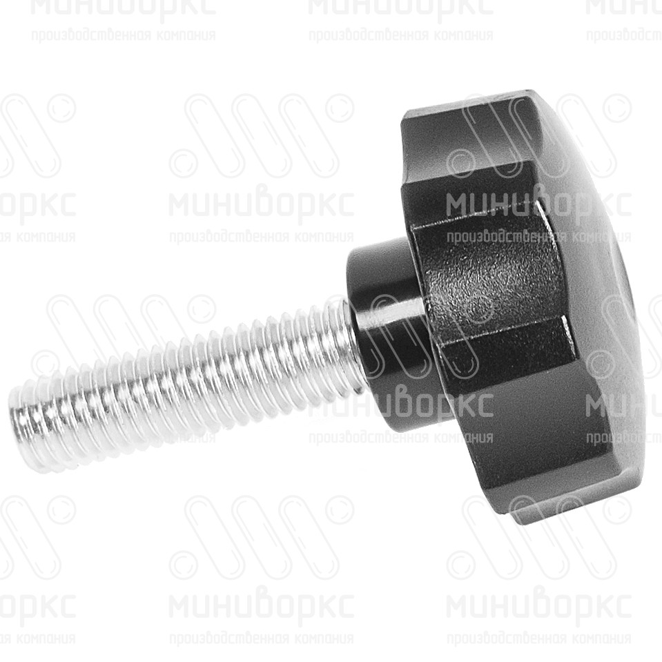 Фиксатор пластиковый с рукояткой m12x40 50 – Ф50М12-40ЧС | картинка 2